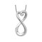 Gem And Harmony -Infinite Love- Pendant Necklace in Sterling Silver with Chain